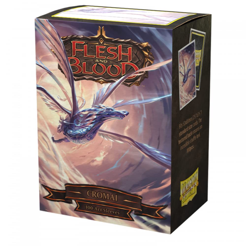 Dragon Shield | Flesh & Blood Art Sleeves | 100 CT - Smooth & Tough Premium TCG Sleeves | Compatible with Pokemon, One Piece & Magic The Gathering | Cromai โ image 1