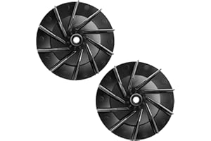 MaxLLTo 2 Pack 81092 12988-1 1400 Vacuum Cleaner Fan for Eureka and Sanitaire SC679H SC679G SC679J SC678A 1402A 2010XRB 5071E 7534A 7575 SC684E SC684E SC887A SC888