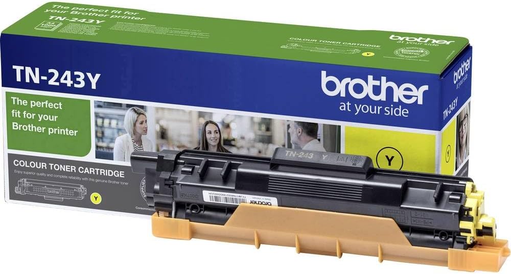 Brother TN-243Y Yellow Toner Cartridge Standard Yield 1,000 Pages