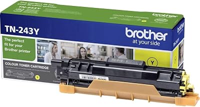 Brother TN-243Y Yellow Toner Cartridge Standard Yield 1,000 Pages