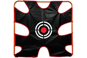 Kapler Lacrosse Goal Target,6’x6’Corner Targets for Shooting Practice Fits Any Standard Size Lacrosee Goals,Triangle/Square/Multi-Target Zones Designed, Easy Assembly with Bungees