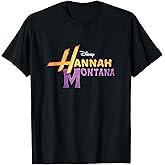 Disney Hannah Montana Classic Iconic Big Chest Text Logo T-Shirt
