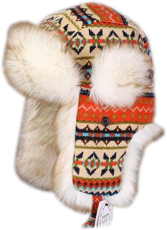 Amazon Co Jp 親子レイフェンハットスキーハットユースバイク子供耳保護暖かいフライングハット男性と女性冬ロシアの帽子 服 ファッション小物