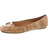 Anne Klein Women's Aggie Ballet Flat, Cork,6.5 M