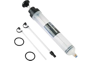 DASBET 500ml Oil Suction Syringe Pump, Manual Fluid Extractor Tool for Engine Oil, Brake Fluid, Gear Oil, Coolant, Diesel & F