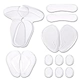 Women Men Clear Silicone High Heel Insoles Shoes