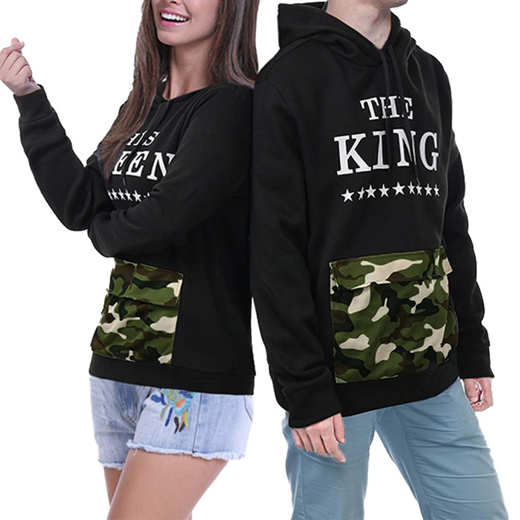 king queen hoodie camouflage