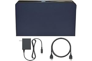 MOSAHOLL TV Dock Station for Switch and OLED - 3 in 1 Replacement TV Base Docking Station Set with Original IC Module, Ethernet LAN Port, Charger, HDMI Cable Accessories- Not for Switch 2