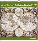 2012 Antique Maps Poster Calendar by 