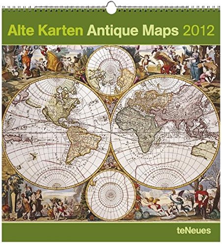 2012 Antique Maps Poster Calendar by 