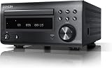 Denon D M41DAB HiFi System CD Bluetooth 2x30W SubOut Optical Inputs Black view 4