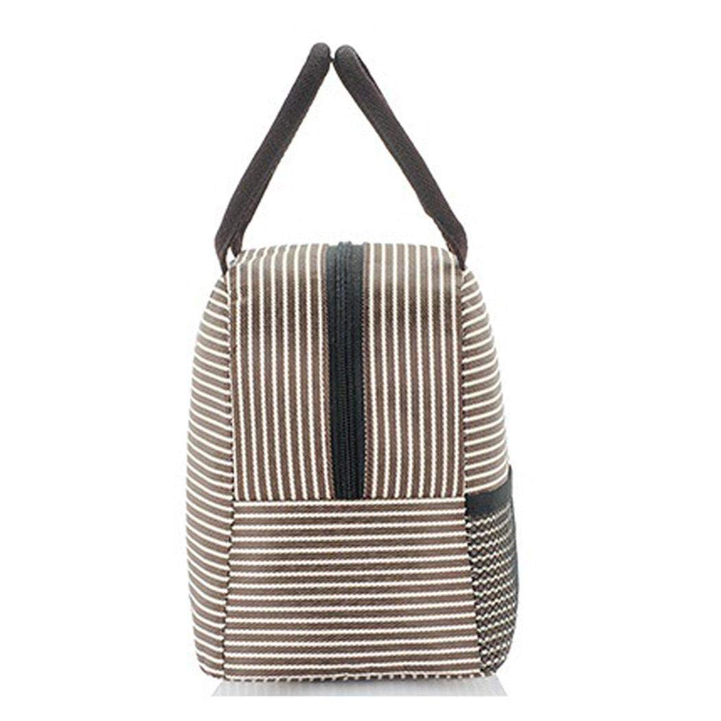 Xixini Männer Frauen Mode Tragbare wasserdichte Isoliert Frisch Halten Outdoor Handheld lunchpaket Lebensmittel Aufbewahrungsbeutel, Ideal für Zuhause/Büro/Schule/Picknick/Camping Kaffee