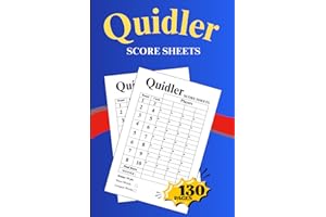 Quidler Score Sheets: Easy Game Tracker
