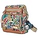 Disney Vintage Mickey Mouse Pattern Multi Purpose Cross Body Bag , Brown