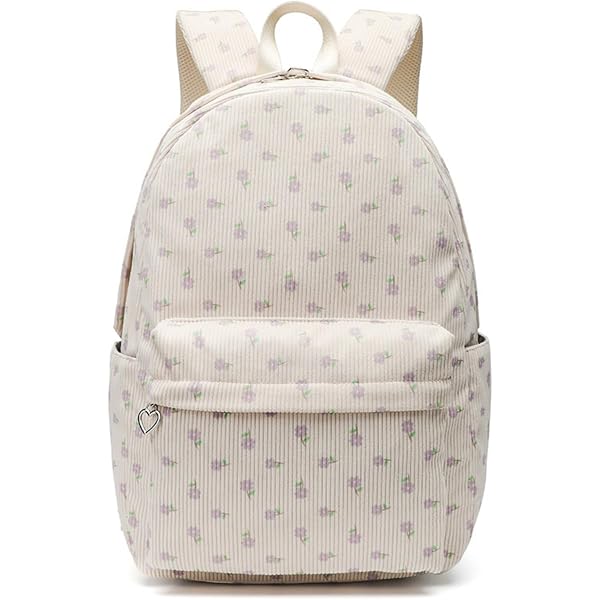 Y2K Corduroy Backpack Preppy Star Print Versatile Casual Daypack with Padded Amazon.com: MININAI Corduroy Star Backpack Cute Y2k Preppy  main image 3