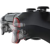 eXtremeRate Clicky Hair Trigger Kit for PS4 CUH ZCT2 Controller Shoulder Buttons, Custom Flashshot Trigger Stop Flex Cable for PS4 Slim Pro Controller JDM-040/050/055