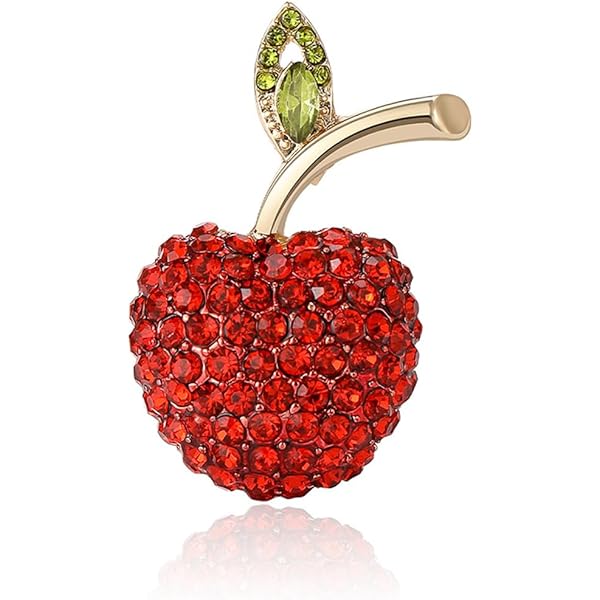 YAZILIND Mode Grenade Broche Broche Branche Fruit Vert