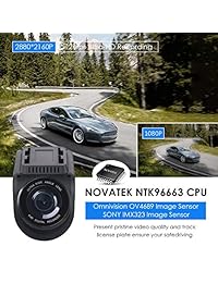 Lifechaser Cámara de salpicadero de coche 4K UHD WiFi GPS visión nocturna 150 2,4" LCD, modo de aparcamiento, lapso de tiempo, WDR, G Sensor, bucle grabación coches, camiones