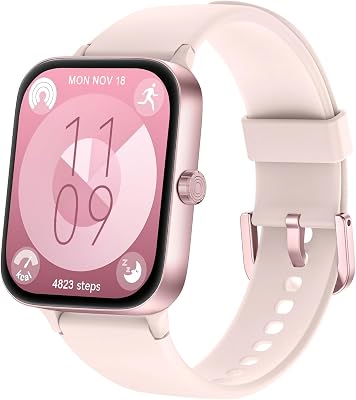 Smartwatch Uomo Donna,1.95" Orologio Smartwatch con Effettua/Risposta Chiamate,140+ Sportive Fitness Tracker con Pressione Sanguigna e Monitor Sonno,IP68 Smart Watch per Android/iOS