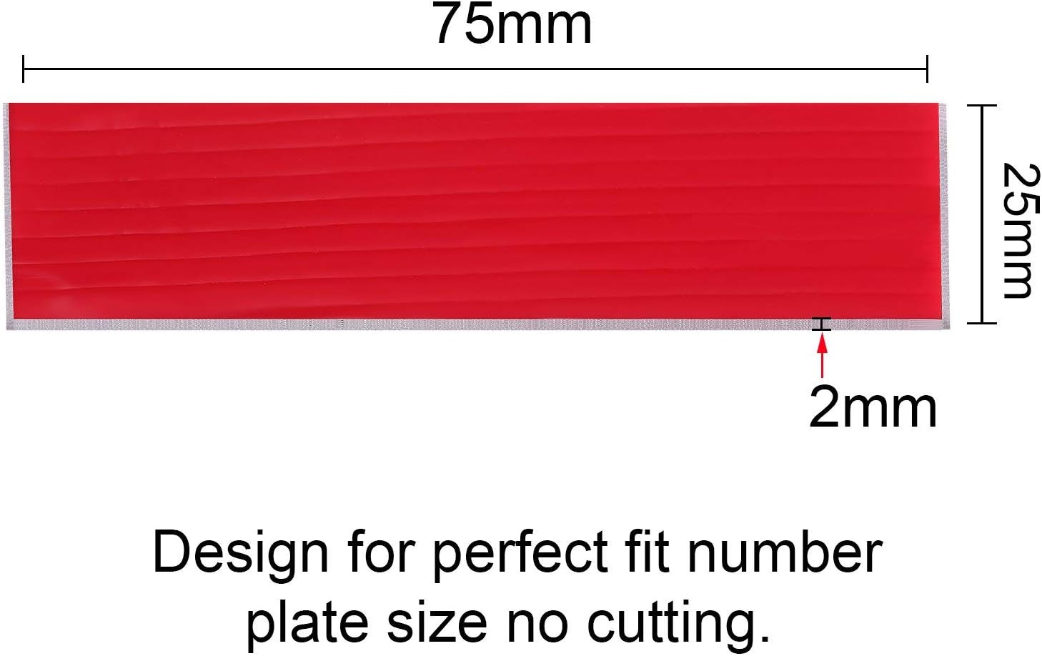 Number Plate Sticky Pads Double Sided Foam Pad for Number Plates Car