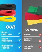 Victoper Resistance Bands 3-Piece Set with Door Anchor Storage Bag view 2