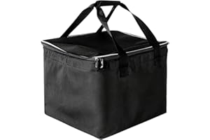 Tennis Bag - Large Portable Easy-Pickup, 15x15x12inch Tennis Ball Holder Organizer Bag, Pickleball Ball Hopper Picker Contain