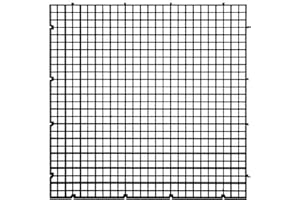 DEMONTALK 8PCS Fish Tank Dividers Lid, Aquarium Grid Bottom Isolation Tray Board, Plastic Egg Crate