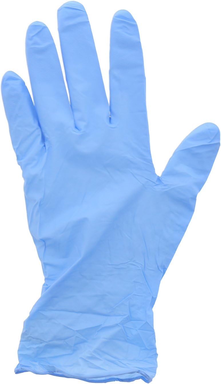 AmerCare Nitra Flex Powder Free, Nitrile Gloves, Large, Case of 1000