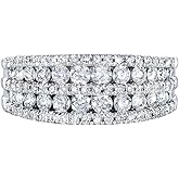 Viyuroyk 925 Sterling Silver Shiny Cubic Zirconia Rings Diamond Rings for Women Jewelry Findings Earring Backs Findings