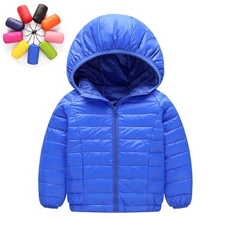 Cystyle Warme Jungen Mädchen Steppjacke Daunenjacke Leicht Übergangsjacke Mit Kapuze