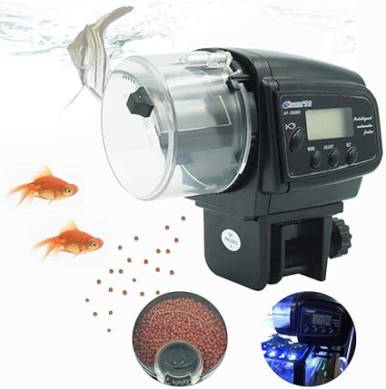 Amazon Com Auoker Digital Automatic Fish Feeder Moisture Proof