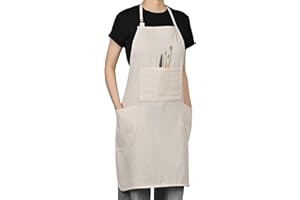 KEVIN&SASA CRAFTS Painting Apron for Men and WomenProfessional for AcrylicOil and Watercolor PaintingWith 3 PocketsAd