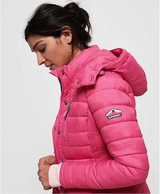 fuji slim double zip hooded jacket