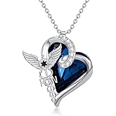 925 Sterling Silver Nurse Necklaces for Women RN Registered Nursing Caduceus Pendant Necklace with Crystal, Doctor Nurse Medical Jewelry Gifts for Nurses Graduate Mom, 18+2 Inch