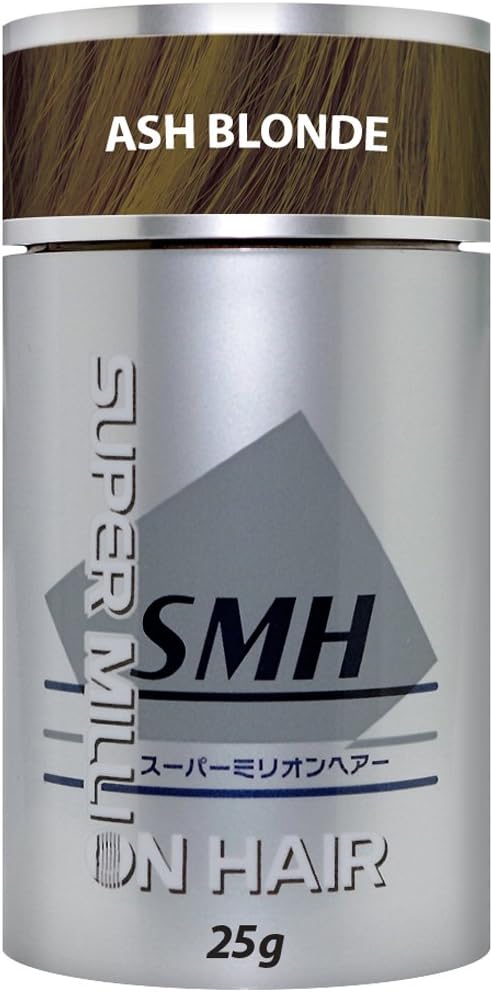 Super Million Hair - 1 x 25g Hair Building Fibres - No.5 Ash Blonde, 25g Medium Blonde No:5, 25 g (Pack of 1)