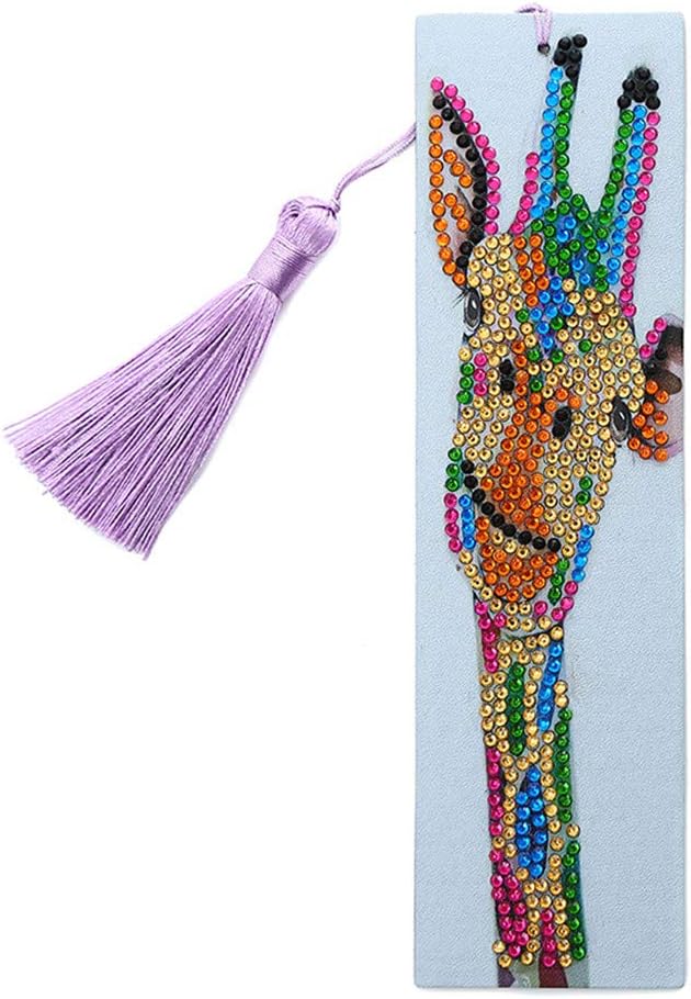 Amazon.com : DIY Special Shaped Diamond Painting Bookmarks Leather