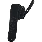 PRS Guitars Suede Guitar Strap, Black (100158::001:)