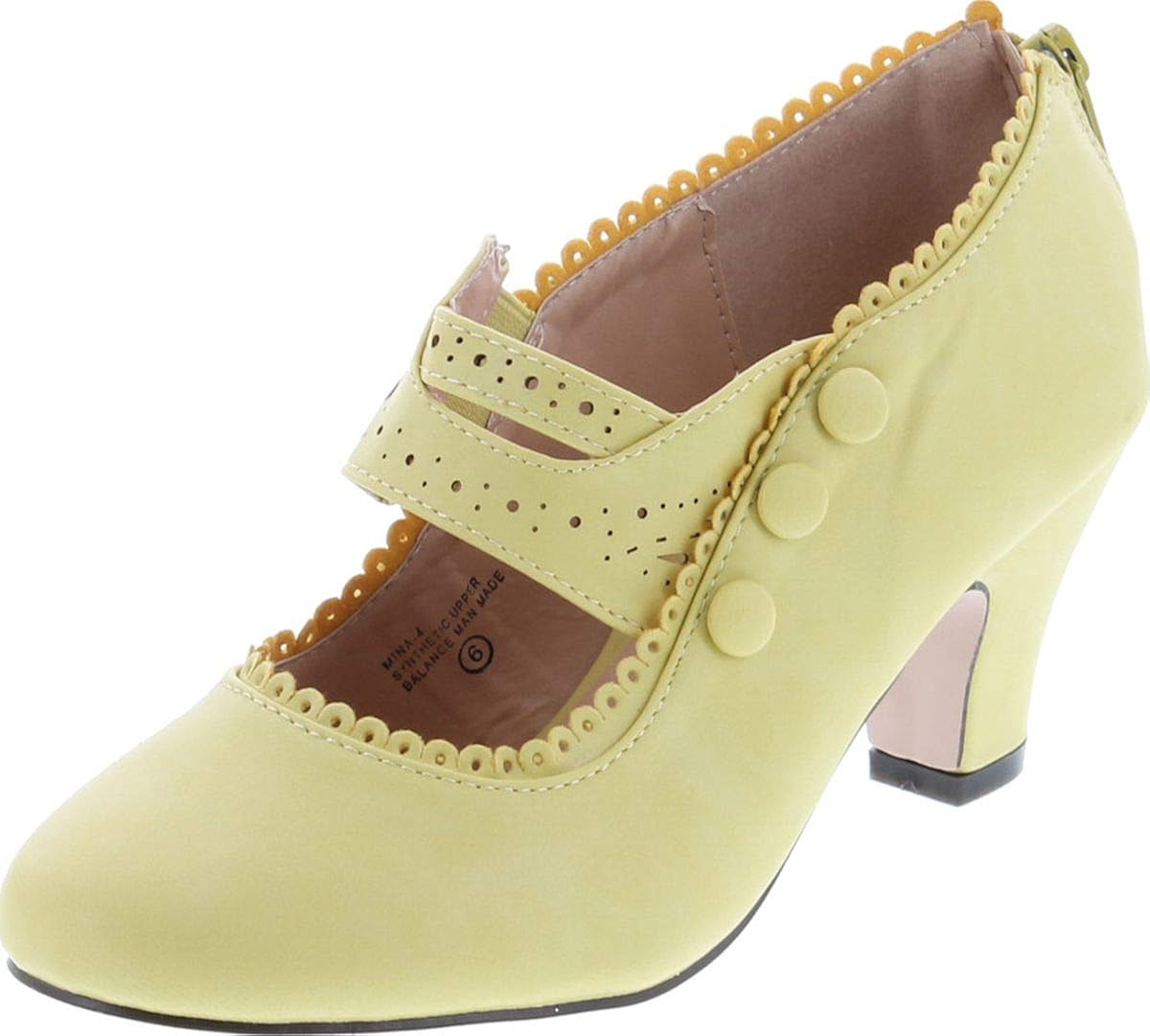 mary jane shoes yellow