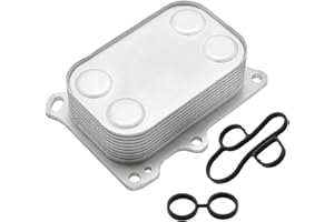 Newnessai 55236756 Engine Oil Cooler Transmission Oil Cooler, Replacement for Dodge Dart 2013-2016 Replacement for Fiat 500 2