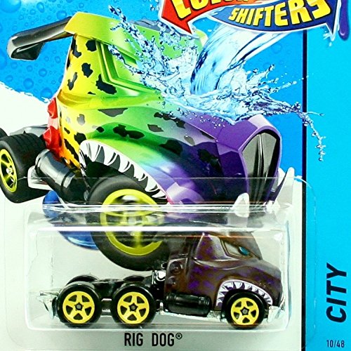 hot wheels color shifters rig dog