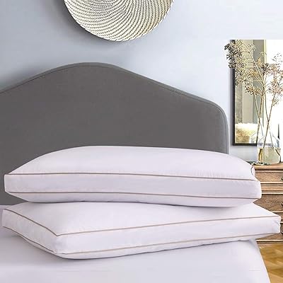 Hotel Collection Goose Down Pillows Pack with Zambia Ubuy - Main Image