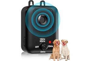 coprisin Anti Barking Devices, Auto Dog Bark Control Devices with 3 Modes, Rechargeable Ultrasonic Bark Box Dog Barking Deterrent Devices, Effective Stop Barking Dog Devices for Indoor & Outdoor Dogs