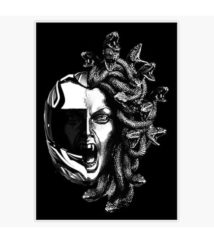 Amazon.com: Carframes18 Medusa Vinyl Sticker - Car Window Bumper