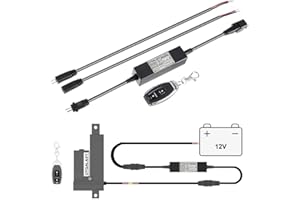 UYGALAXY Linear Actuator Controller DC Motor 12V Momentary Switch Forward/Reverse Wireless Remote Control DPDT Relay for Motors