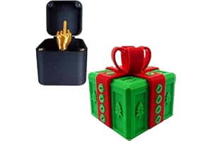 The Prank Box, Hilarious Screw Challenge with Middle Finger Surprise, Prank Box with Middle Finger, 3D Printed Annoying Gift 
