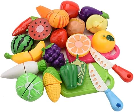 amazon frutas de madera para cortar