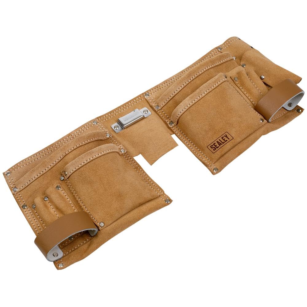 Sealey Double Pouch Leather Tool Belt STBL01