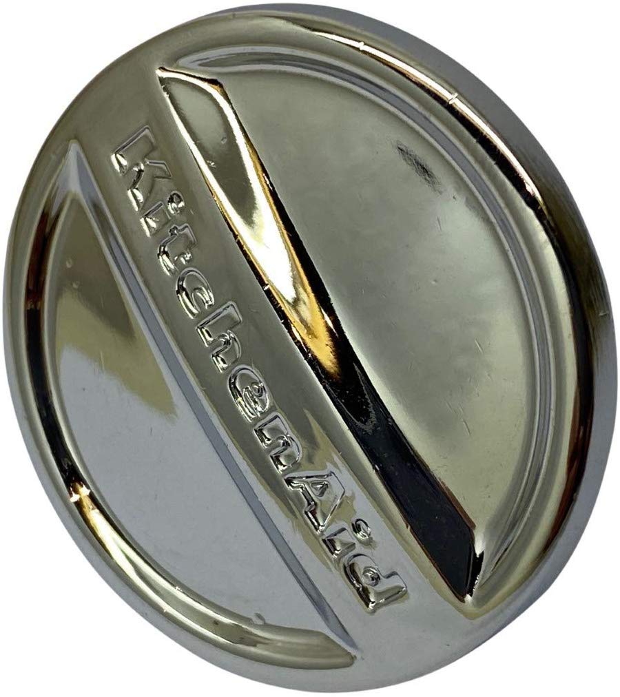Stand Mixer Front Attachment Chrome Cover Hub Cap, W11048596. Compatible with 4.5QT and 5QT Stand Mixers.