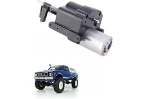 ZLXHDL WPL Motor Upgrade Kit,2-Speed Metal Gearbox & High-Torque Servo for C24 RC Cars,1/16 Scale Metal-ABS Hybrid Transmission System