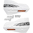 Zeta XC Flasher WHITE Hand Shields (Pair) for Armor Handguards